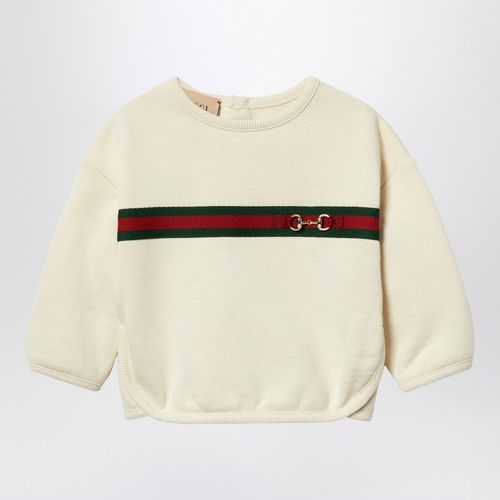 Sweatshirt aus angerautem Baumwolljersey - GUCCI - Modalova