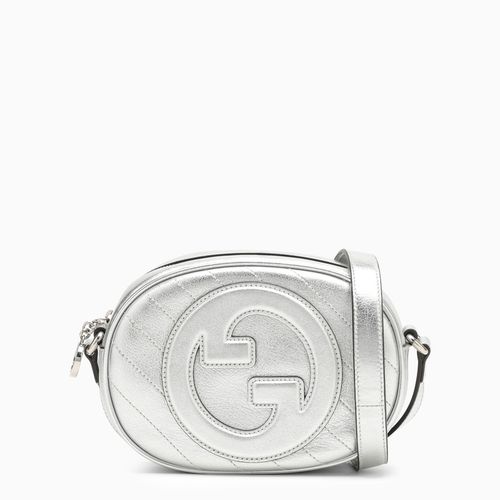 Borsa mini a spalla Blondie argento - GUCCI - Modalova