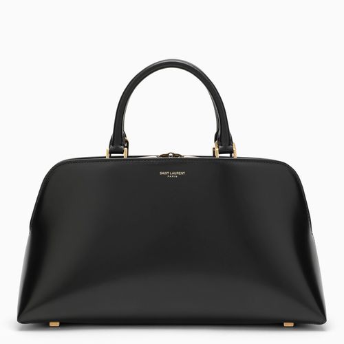 Borsa Duffle Bag Sac de Jour piccola nera in pelle lucida - Saint Laurent - Modalova