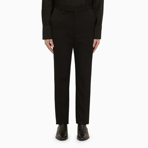 Schwarze Wollhose - Saint Laurent - Modalova