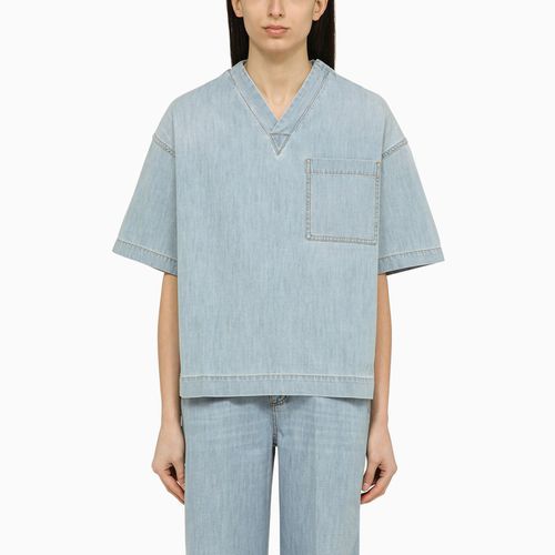 Denim Light bleach T-shirt - Bottega Veneta - Modalova