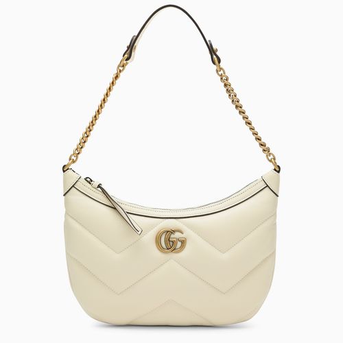 Borsa a spalla piccola GG Marmont bianca - GUCCI - Modalova