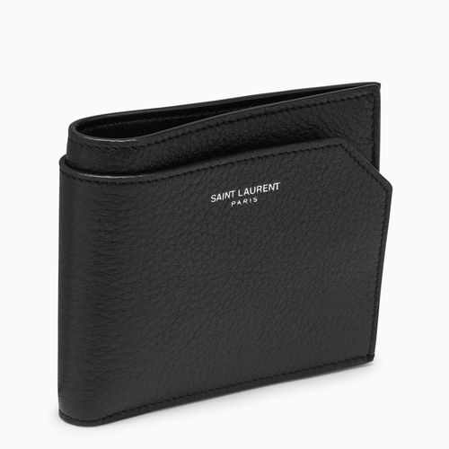 Grained leather East/West wallet - Saint Laurent - Modalova