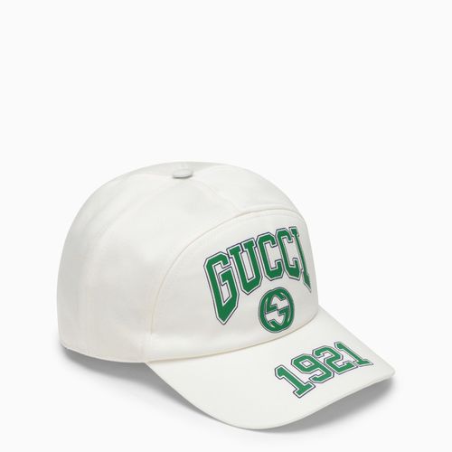 Cappello da baseball bianco con logo - GUCCI - Modalova