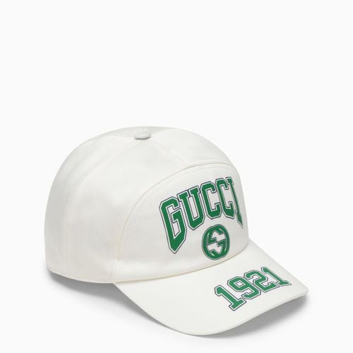 White baseball cap with logo - GUCCI - Modalova