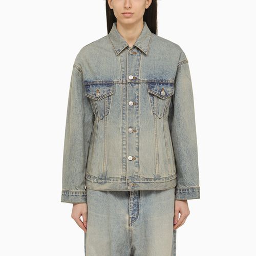 Washed-effect denim jacket - Balenciaga - Modalova