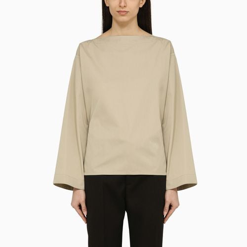 Beige cotton and silk blouse - Bottega Veneta - Modalova