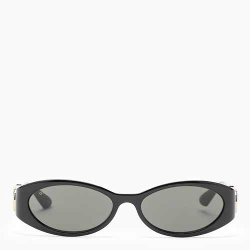 Black oval sunglasses - GUCCI - Modalova