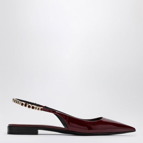 Ballerina Signorina aus Lackleder rosso ancora - GUCCI - Modalova