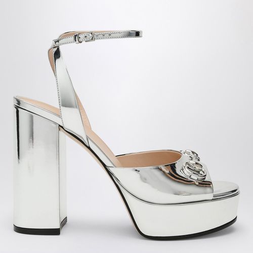 Silver Lady Horsebit High sandal - GUCCI - Modalova