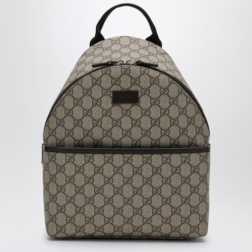 GG Supreme beige and ebony backpack - GUCCI - Modalova