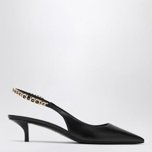 Signorina pumps in black leather - GUCCI - Modalova