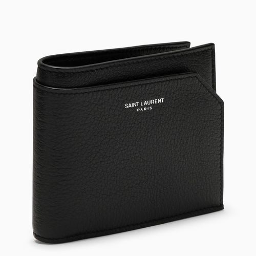 Grained leather East/West wallet with coin purse - Saint Laurent - Modalova