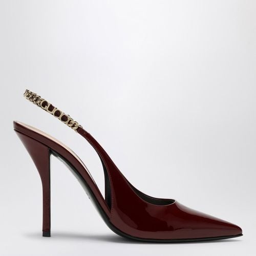 Signorina-Pump aus Rosso Ancora Lackleder - GUCCI - Modalova