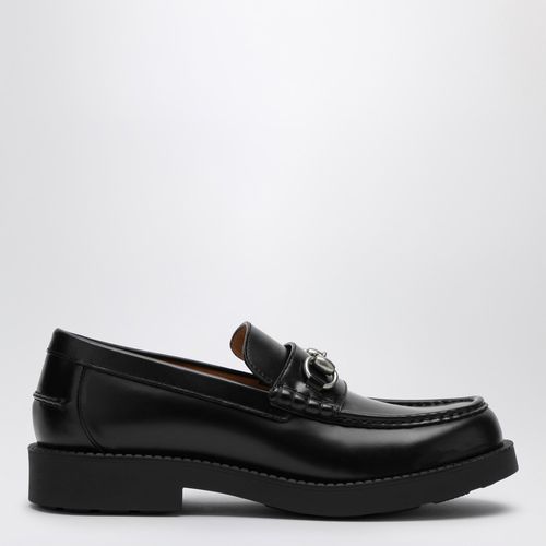 Black loafer with horsebit - GUCCI - Modalova