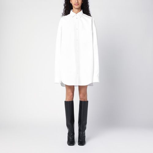 Large Fit Outerwear shirt white - Balenciaga - Modalova