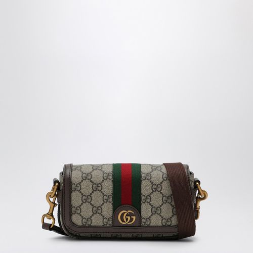 Ophidia mini bag in beige/ebony GG fabric - GUCCI - Modalova