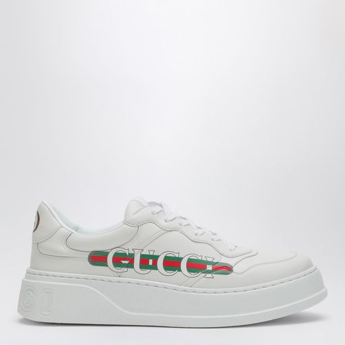 Chunky white sneaker with Gucci Web - GUCCI - Modalova