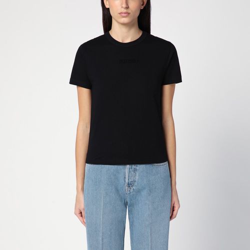 Black cotton T-shirt - GUCCI - Modalova