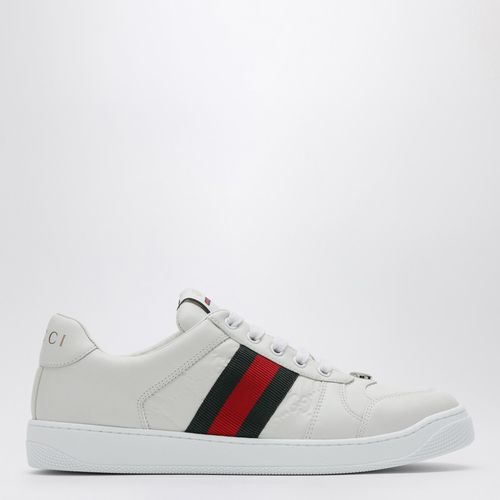 Flacher Sneakers Screener Weißer - GUCCI - Modalova