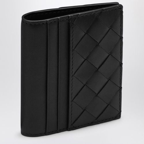 Black Braided Card Holder - Bottega Veneta - Modalova