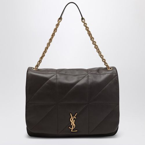 Borsa Large Jamie 4.3 in leather Dark Chocolate - Saint Laurent - Modalova