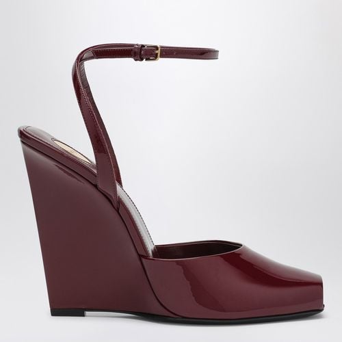 La Scandale wedge in patent leather - Saint Laurent - Modalova