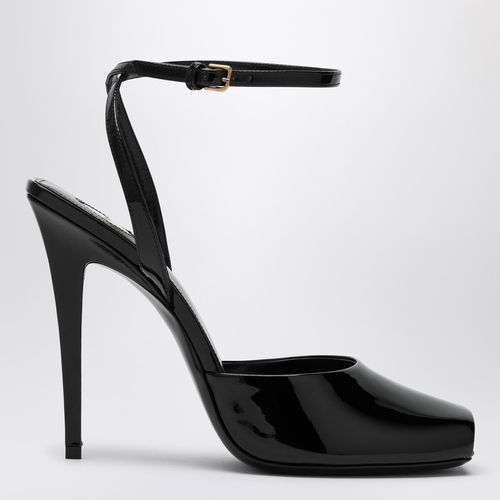 La Scandale sandal in patent leather - Saint Laurent - Modalova