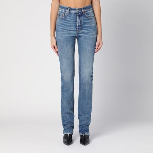 Jeans slim fit blu slavato - Saint Laurent - Modalova