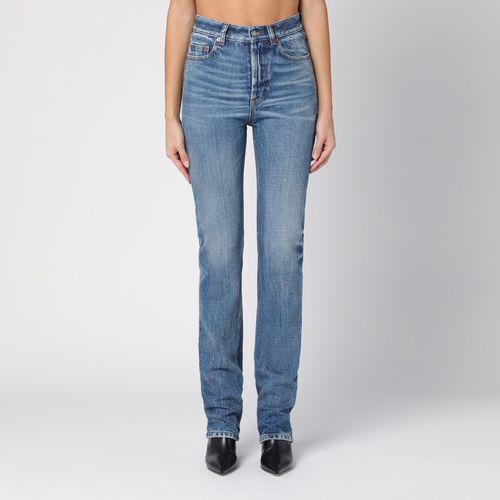 Washed blue slim fit jeans - Saint Laurent - Modalova