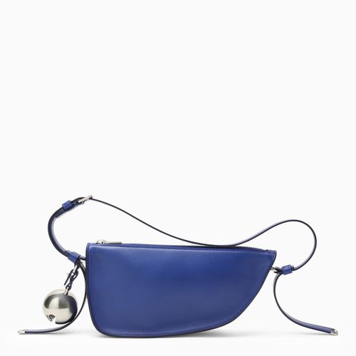 Borsa media Shield blu in pelle - Burberry - Modalova