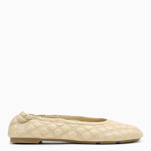 Sadler clay-coloured leather ballerinas - Burberry - Modalova