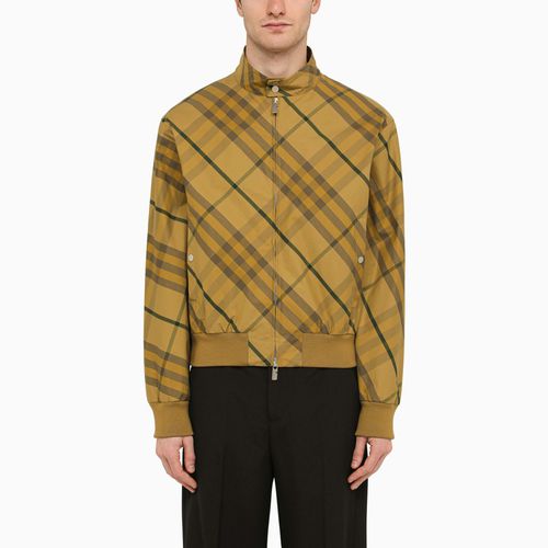 Cedar yellow check pattern jacket in cotton - Burberry - Modalova