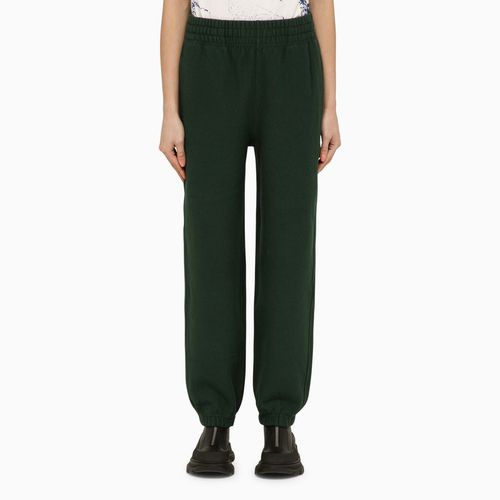 Dark green cotton jogging trousers - Burberry - Modalova