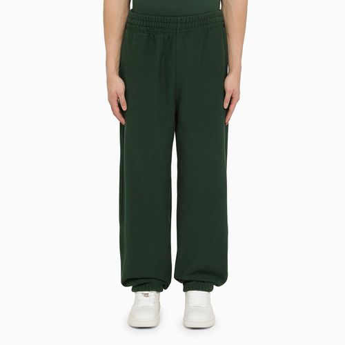 Ivy green cotton jogging pants - Burberry - Modalova