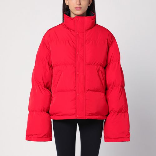 Reversible and black down jacket in technical twill - Balenciaga - Modalova