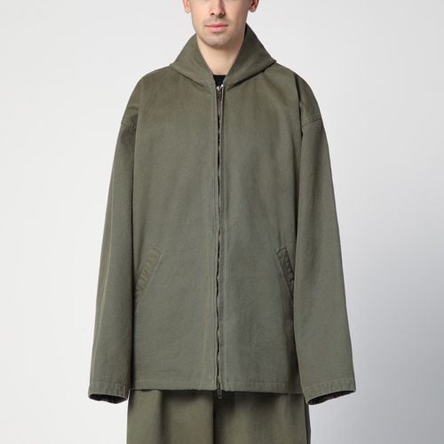 Heavy cotton green over jacket - Balenciaga - Modalova