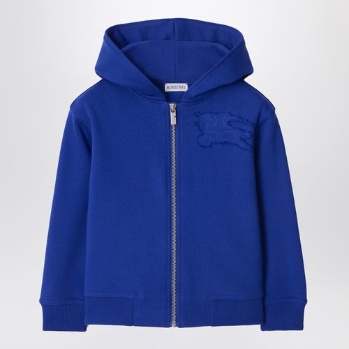 Electric blue cotton hooded sweatshirt with EKD logo - Burberry - Modalova