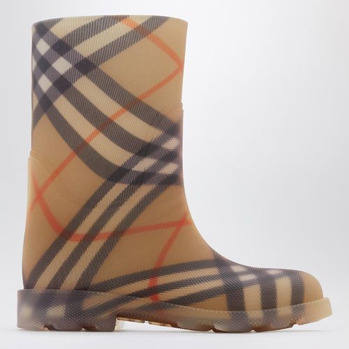 Beige Marsh Check rubber boot - Burberry - Modalova