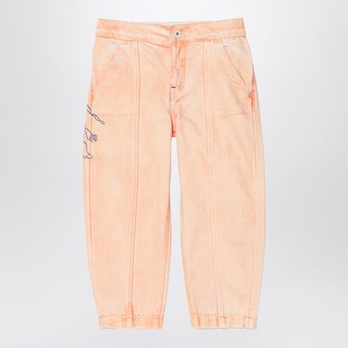 Light pink denim jeans with EKD - Burberry - Modalova