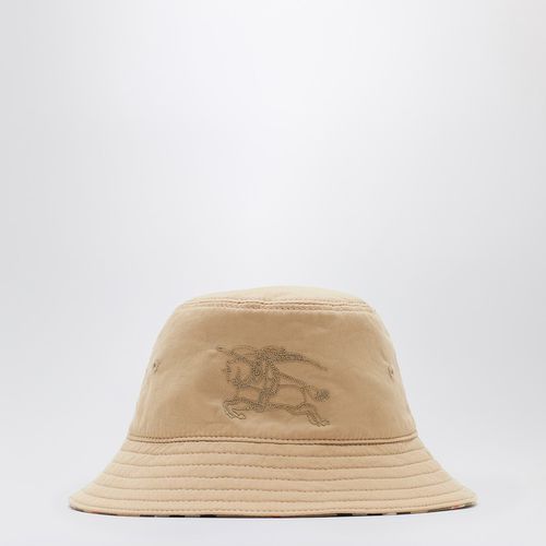 Cappello da pescatore beige motivo Check reversibile - Burberry - Modalova