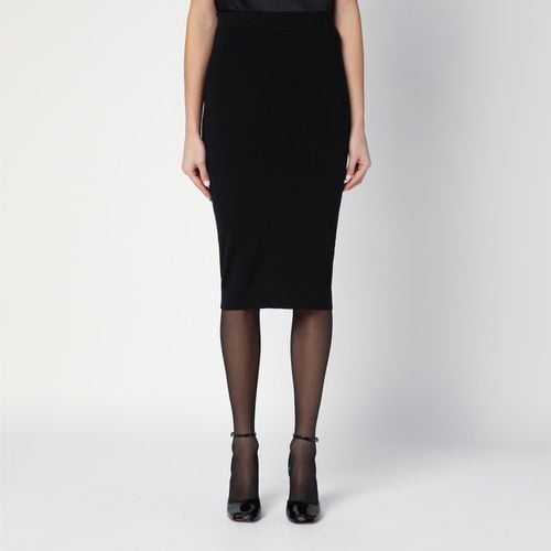 Black wool pencil skirt - Saint Laurent - Modalova