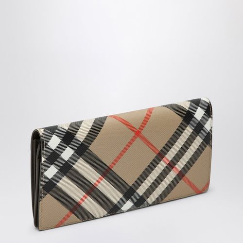 Continental large wallet in Check - Burberry - Modalova