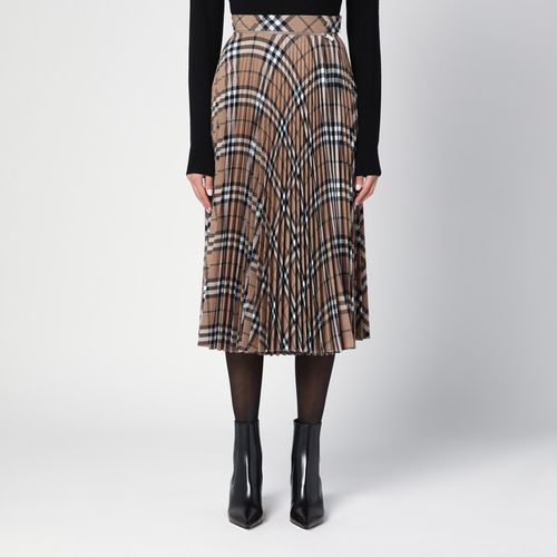 Check pattern pleated skirt - Burberry - Modalova