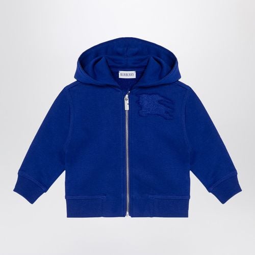 Electric blue cotton hooded sweatshirt with EKD logo - Burberry - Modalova