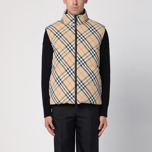 Reversible Check Pattern waistcoat - Burberry - Modalova