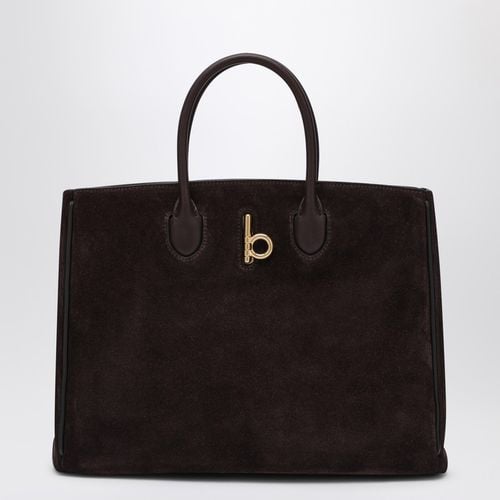 Rocking Horse medium brown suede tote - Burberry - Modalova