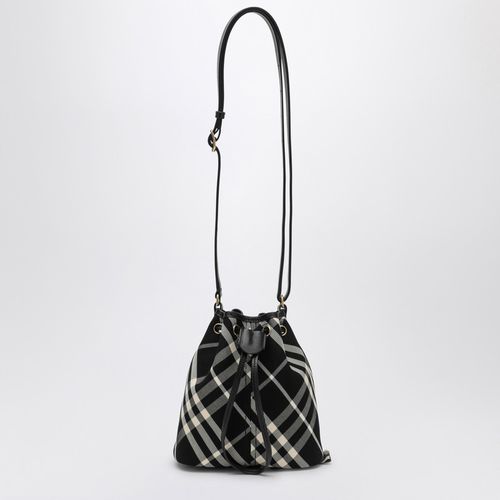 Check Clutch shoulder bag with drawstring - Burberry - Modalova