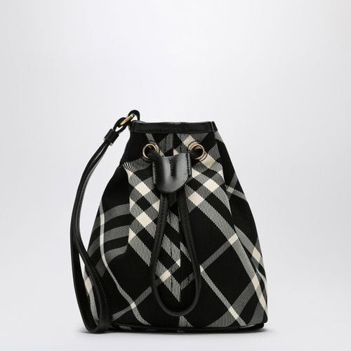 Check pattern drawstring clutch bag - Burberry - Modalova