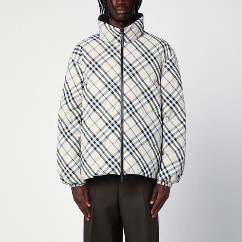 Beidseitig tragbare Daunenjacke mit Karomuster - Burberry - Modalova